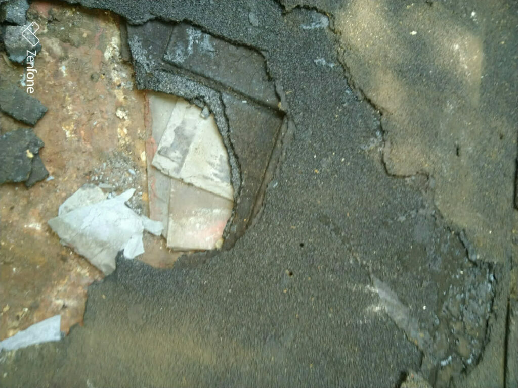 roof layover problem on a home